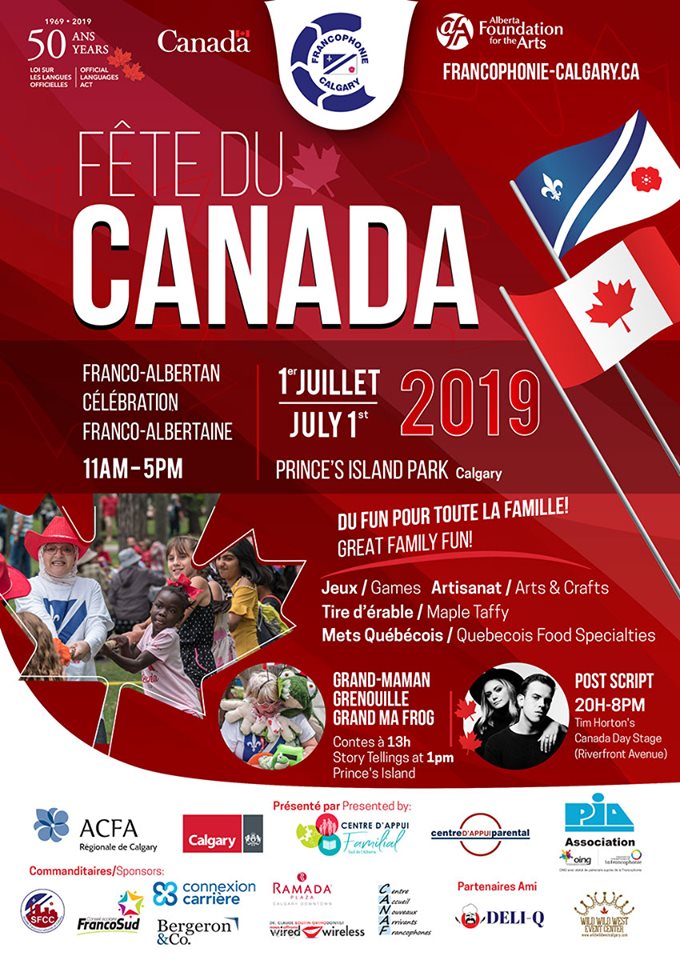 Fête du Canada Le Centre d'Appui Familial