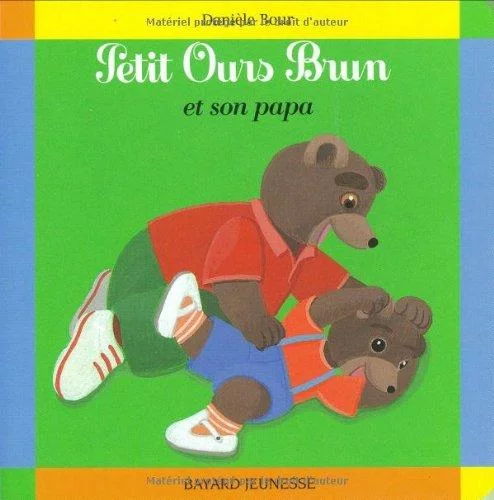 petit ours brun et son papa