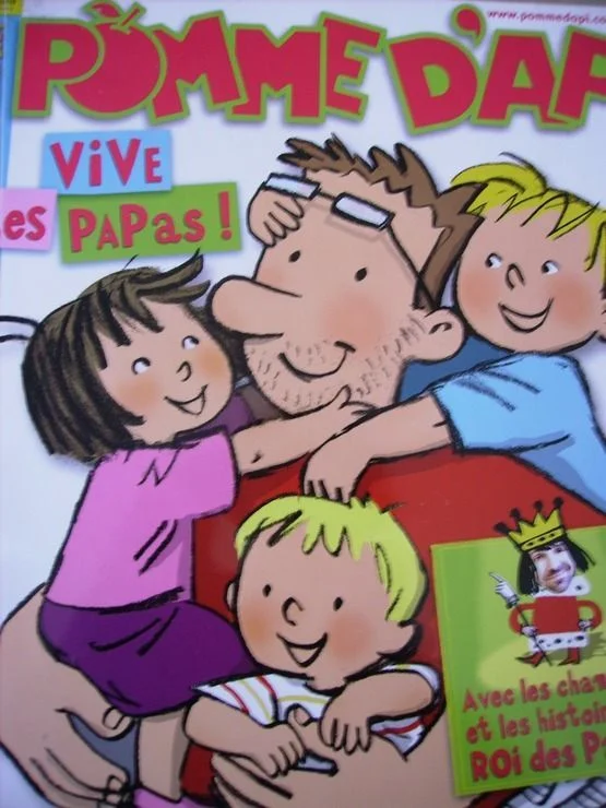 pomme d’api vive les papas