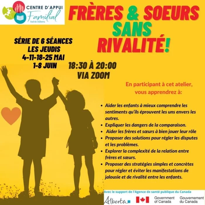 Groupe parents - Frères et sœurs sans rivalité - 2023