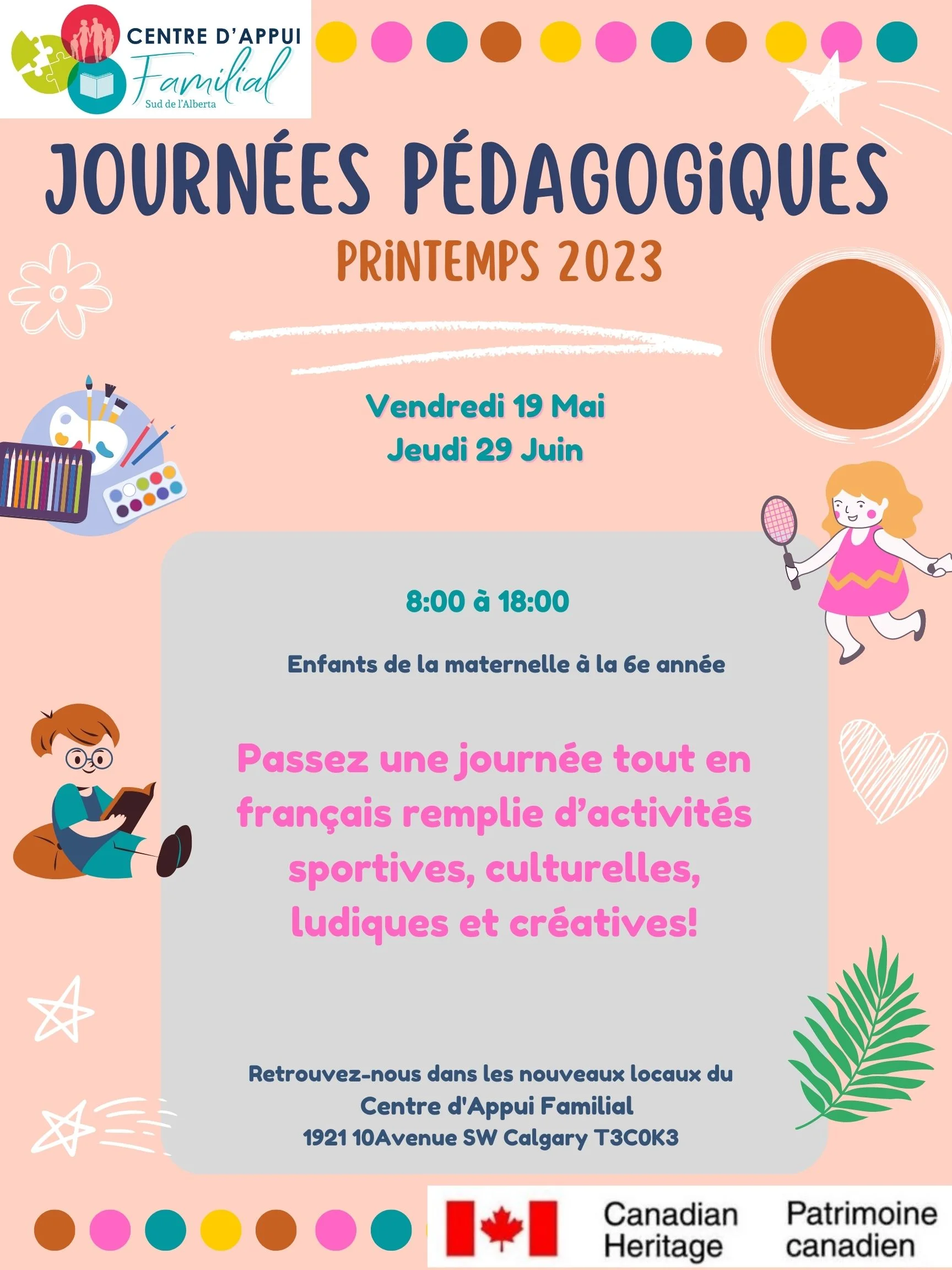 Journée pédagogique - Jeudi 29 Juin 2023