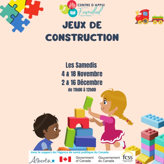 Jeux de construction - Automne 2023