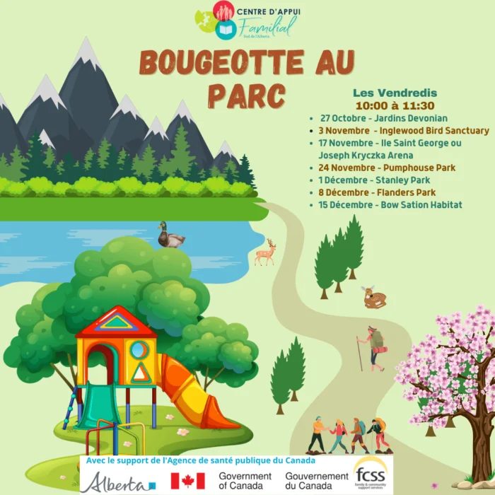 Bougeotte au parc - Automne 2023