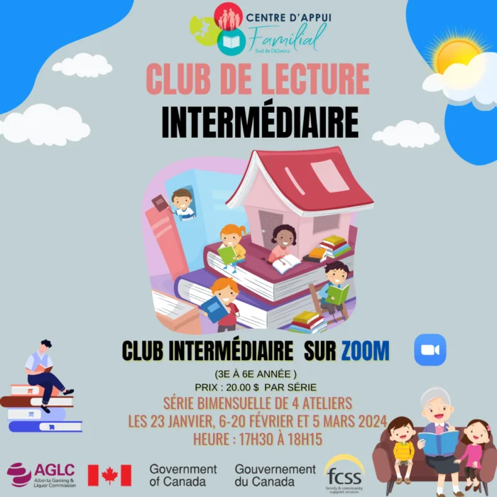 Club de lecture virtuel - Intermédiaire (Hiver 2024)