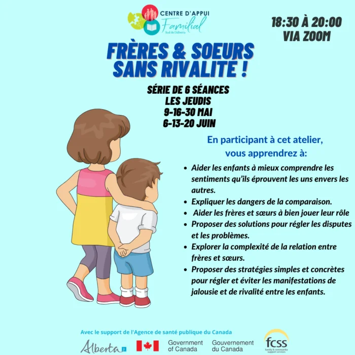 Frères et sœurs sans rivalité - Mai & Juin 2024