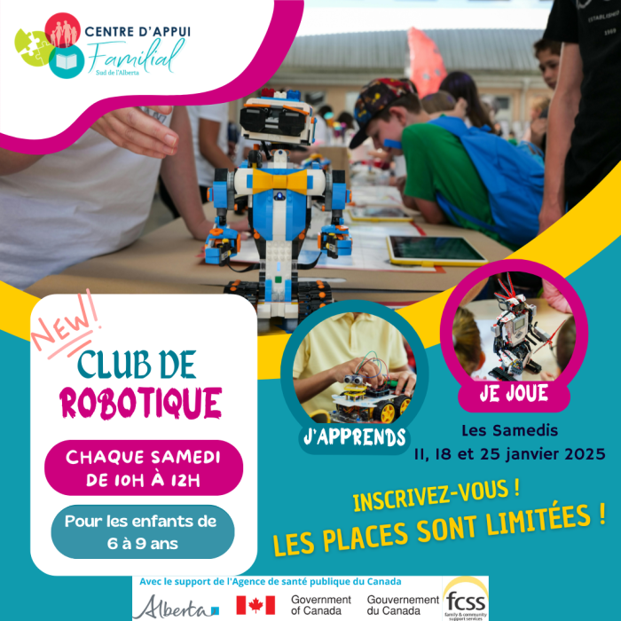 Club de robotique 6 à 9 ans