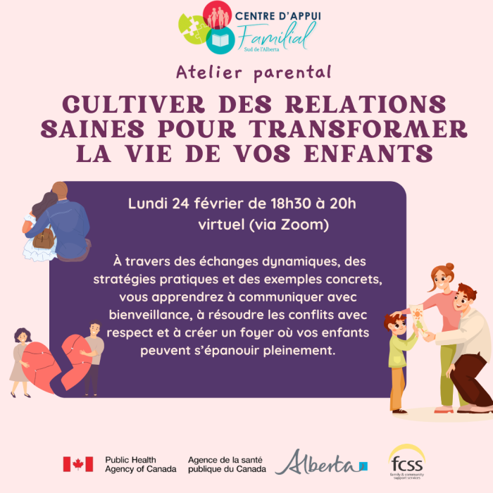 Atelier parental - Cultiver des Relations Saines pour Transformer la Vie de vos Enfants