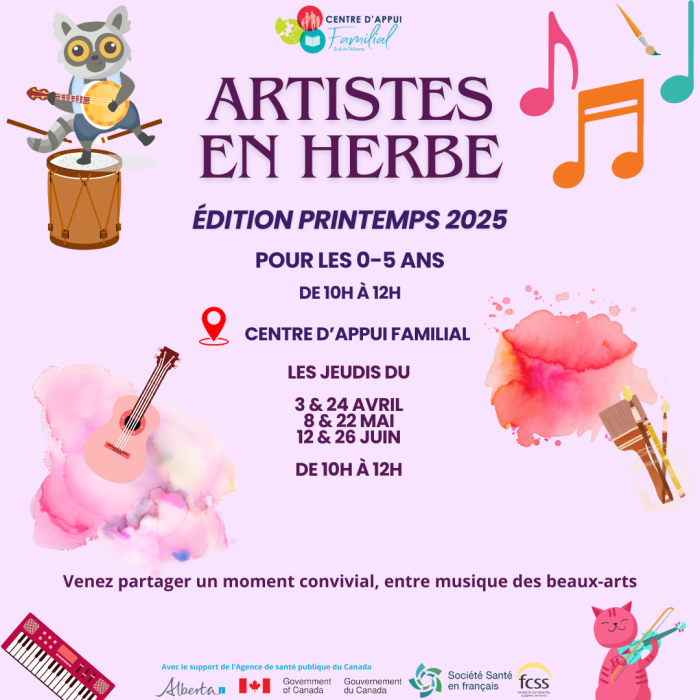 Artistes en herbe - Printemps 2025