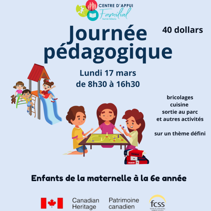 Journée pédagogique - 17 mars 2025