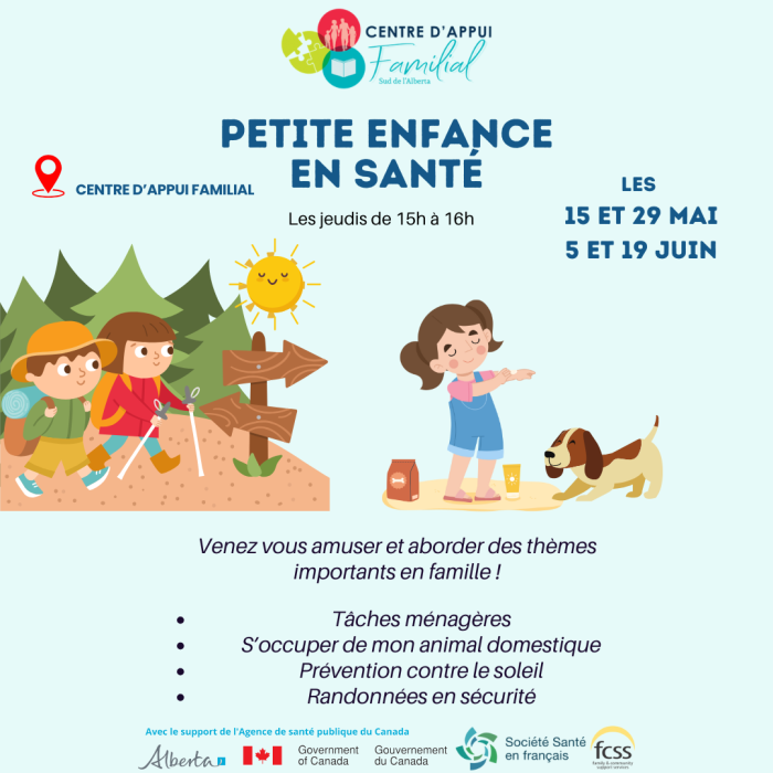 Petite Enfance en Santé - mai et juin 2025