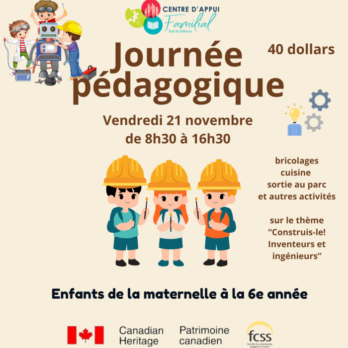 Journée pédagogique - 21 Novembre 2025