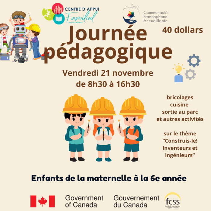 Journée pédagogique - 21 Novembre 2025