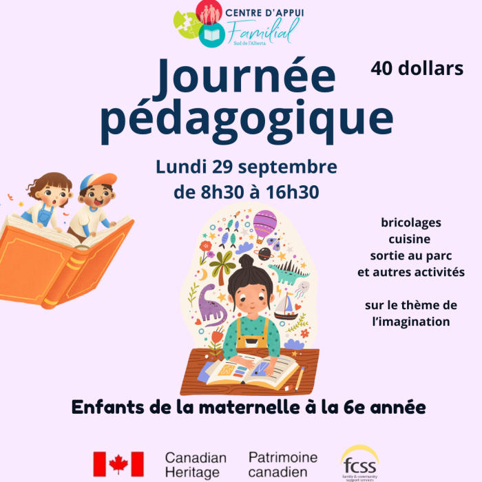 Journée pédagogique - 29 septembre 2025