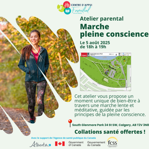Atelier parental - marche de pleine conscience 5 août 2025