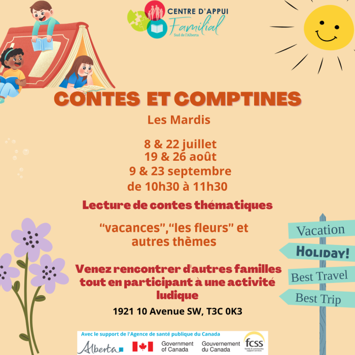 Conte et comptines - été 2025
