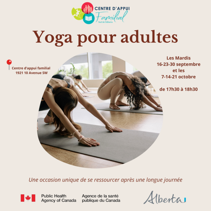 Yoga pour adultes - Automne 2025