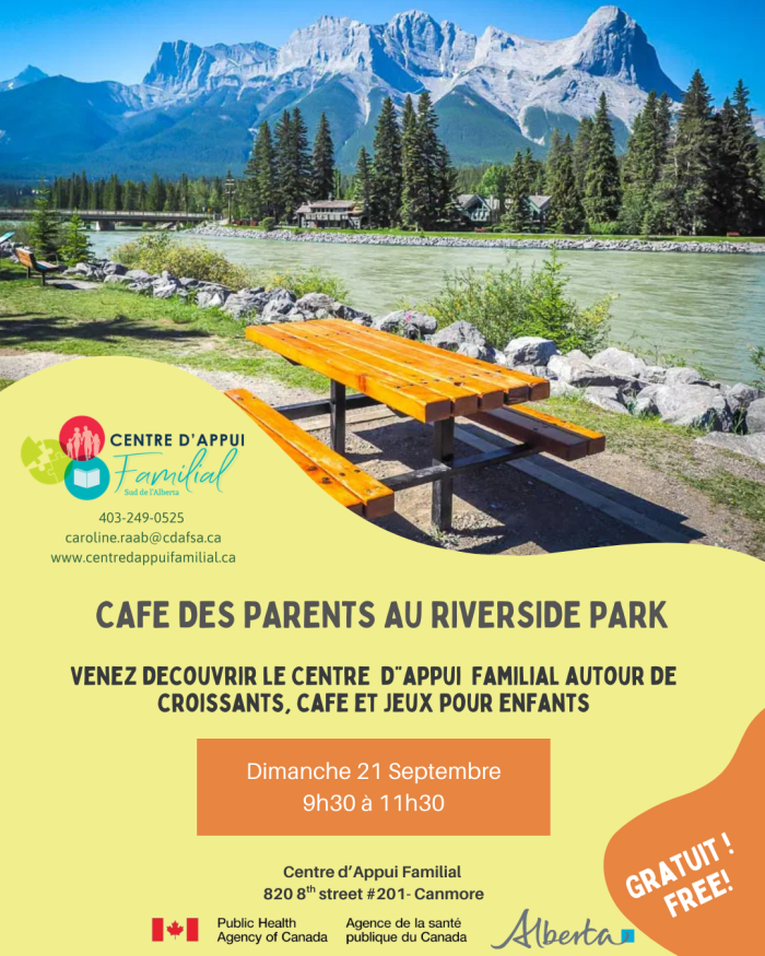 Café des parents Canmore - Dimanche 21 septembre