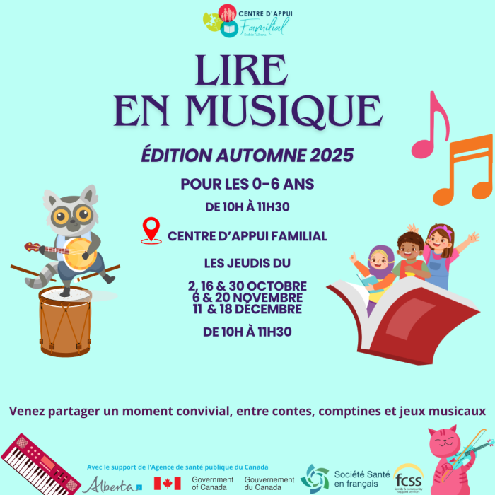 Lire en musique - automne 2025