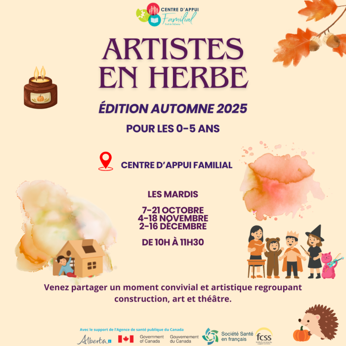 Artistes en herbe -automne 2025
