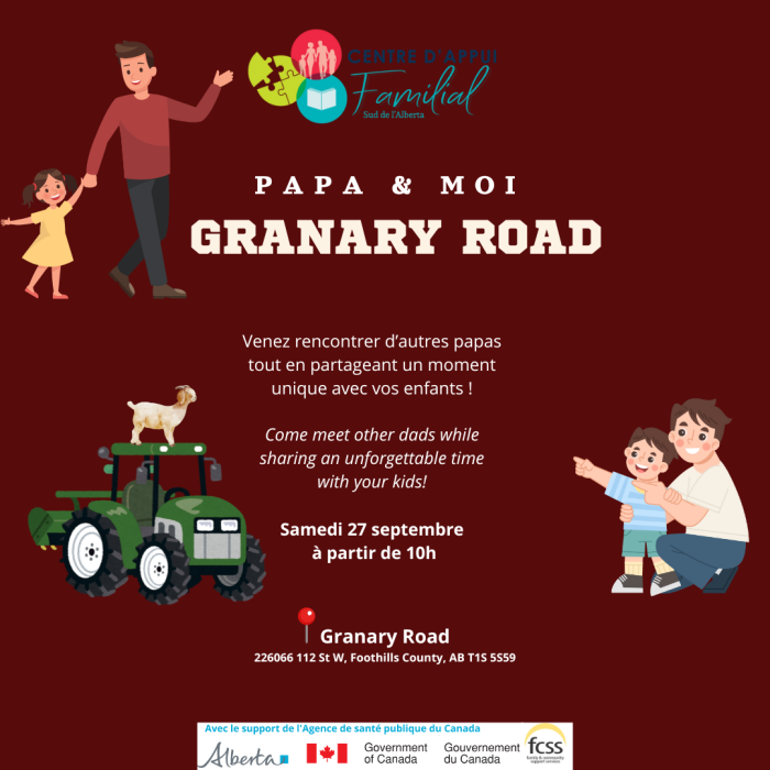 Papa et moi - Granary Road 27 septembre 2025