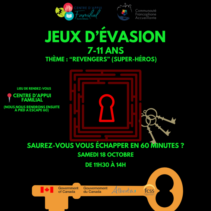 Jeux d'évasion pour jeunes (7-11 ans)🎲