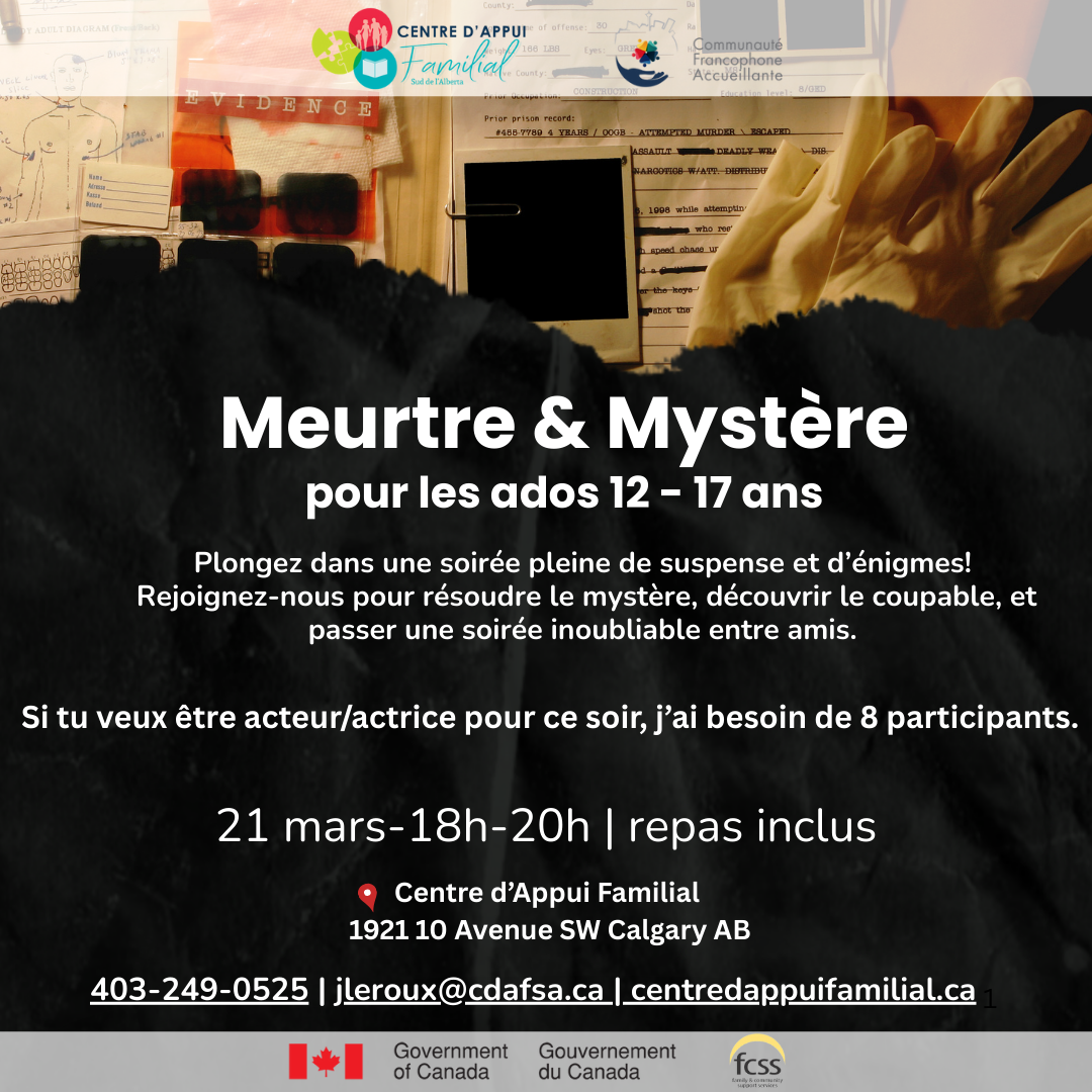 Meurtre et mystère - Calgary