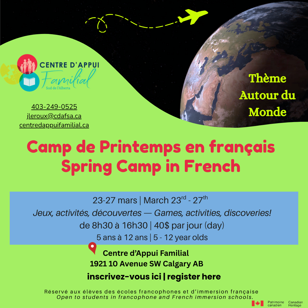 Camp de Printemps – Centre d’Appui Familial - 26 mars 2026