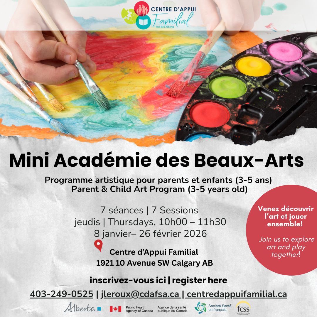 Mini académie des beaux-arts - Samedis - hiver 2026