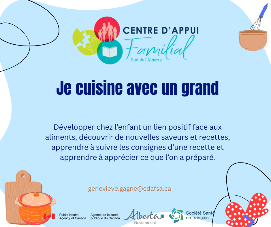 Je cuisine avec un grand - Airdrie - Hiver 2026