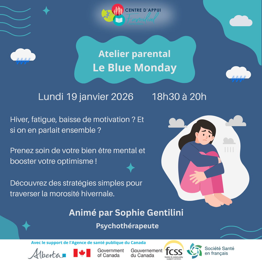 Atelier parental : Blue Monday - 19 Janvier 2026