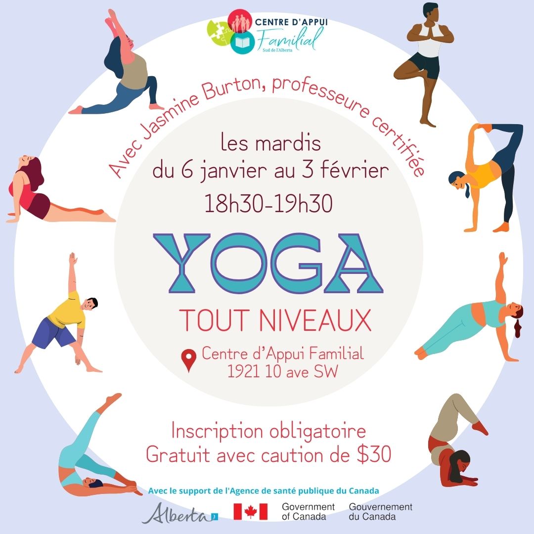 Yoga pour adultes - Janvier 2026