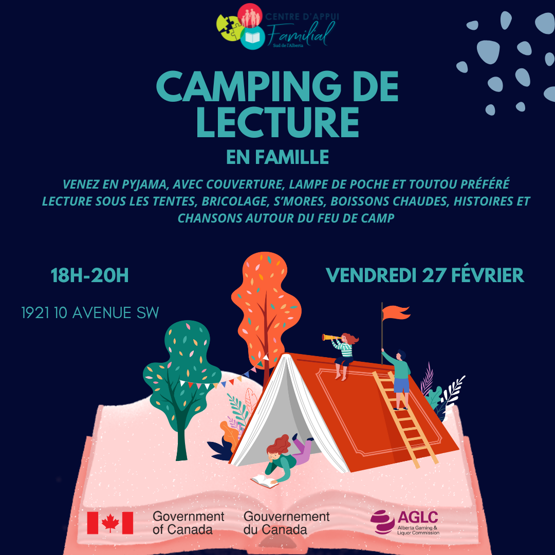Camping de lecture en famille - 27 février 2026
