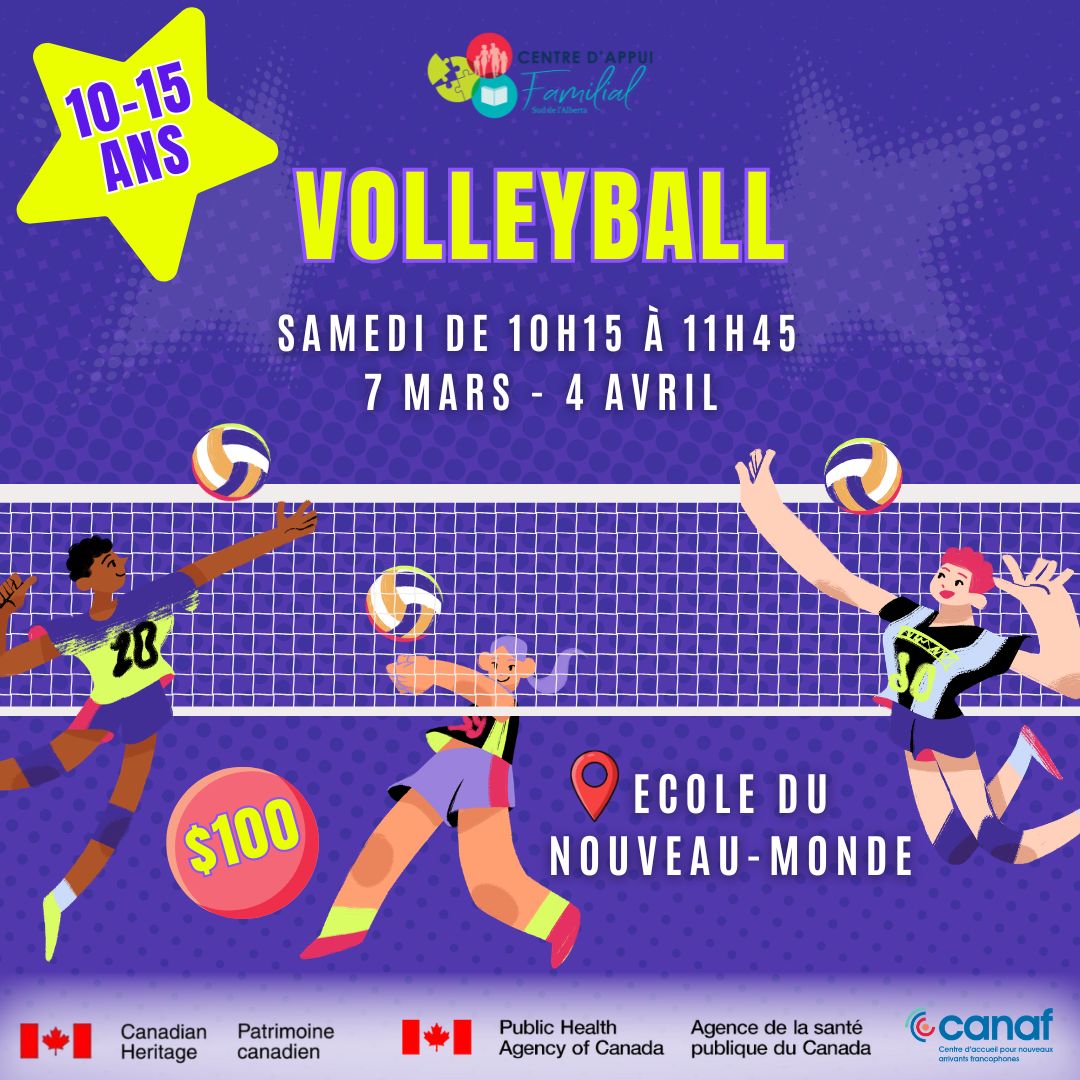 Volleyball Hiver 2026 - 10-15 ans